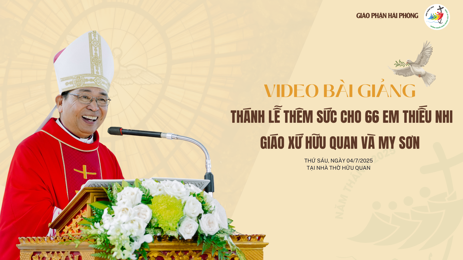 Chia sẻ Lời Chúa: Thánh lễ ban bí tích Thêm Sức cho 66 em thiếu nhi Gx. Hữu Quan và My Sơn